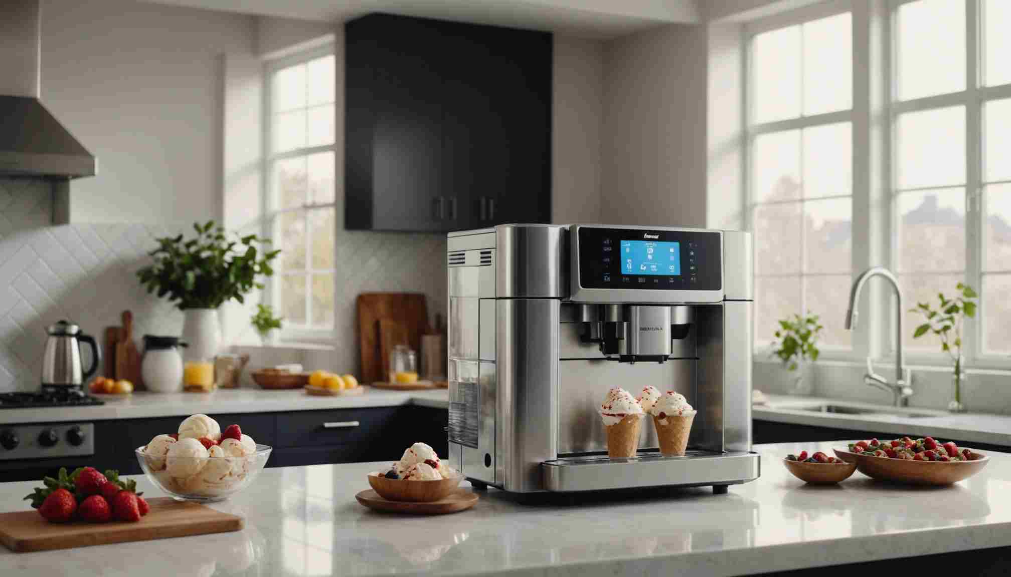 Découvrez les machines à glace les plus innovantes pour votre maison en 2025